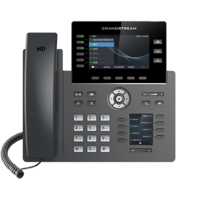 Grandstream Grandstream GRP2616 High-End IP-Telefoon met WiFi, Bluetooth & 6 Lijnen