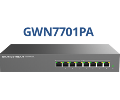 Grandstream Grandstream GWN7701PA 8-Poorts Gigabit PoE+ Switch