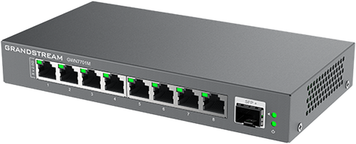 Grandstream Grandstream GWN7701M 8-Poorts 2.5G Switch met 10G SFP+