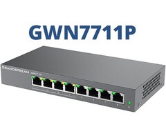 Grandstream Grandstream GWN7711P 8-Poorts Gigabit PoE+ Switch (60W)