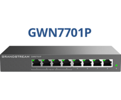 Grandstream Grandstream GWN7701P 8-Poorts Gigabit PoE+ Netwerk Switch