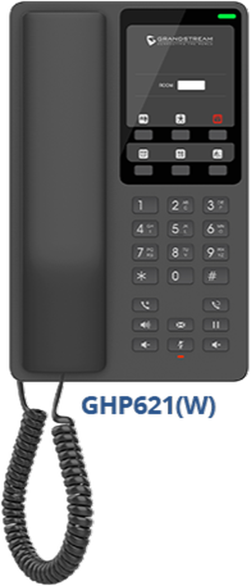 Grandstream Grandstream GHP621 IP Hoteltelefoon met HD-Audio en PoE