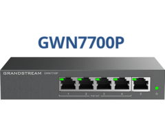 Grandstream Grandstream GWN7700P 5-Poorts Gigabit PoE+ Switch (Plug & Play)
