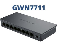 Grandstream Grandstream GWN7711 8-Poort Layer 2 Lite Gigabit Switch met 60W PoE+