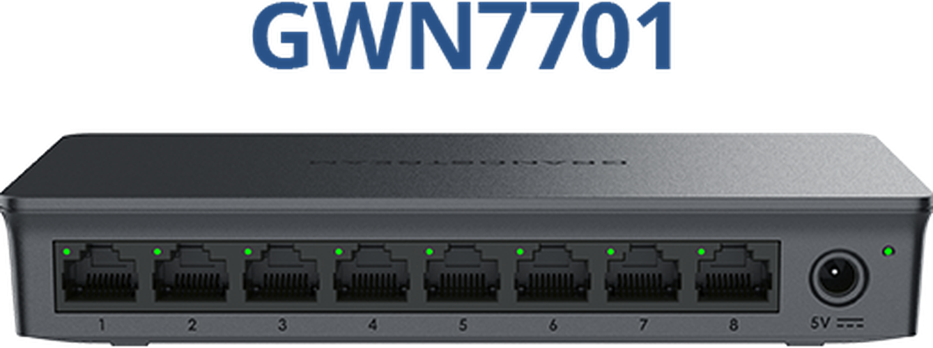 Grandstream Grandstream GWN7701 Unmanaged 5-Poorts Gigabit Switch