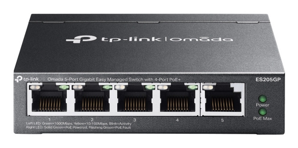 TP-Link TP-Link Omada ES205G 5-Poorts Gigabit Easy Smart Switch