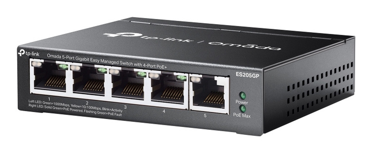 TP-Link TP-Link Omada ES205G 5-Poorts Gigabit Easy Smart Switch