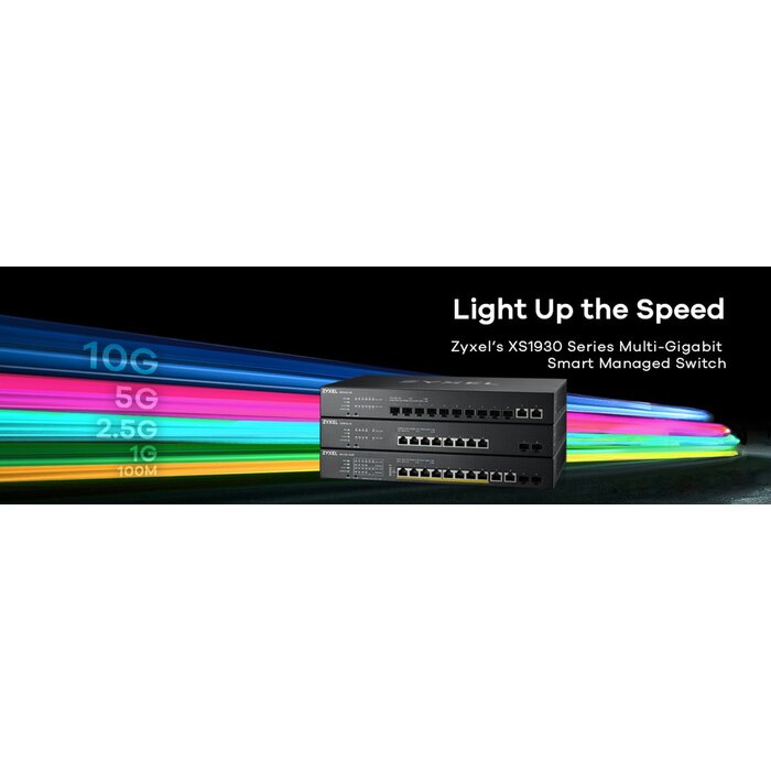 Zyxel Zyxel XS1930-12HP 12-Poorts Multi-Gigabit Managed PoE++ Switch (375W)