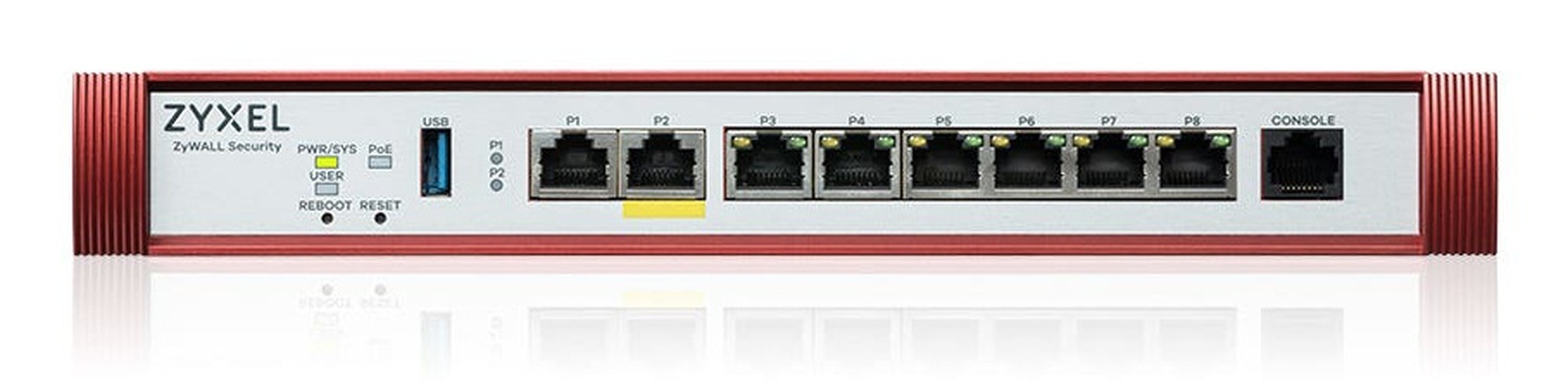 Zyxel Zyxel USG Flex 100HP Firewall met PoE+ (Fanless)