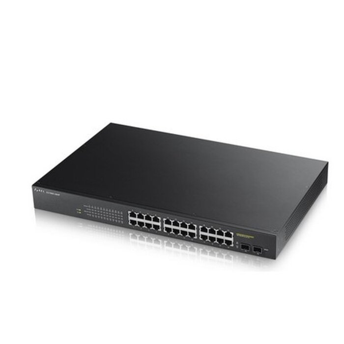 Zyxel Zyxel GS1900-24HP Smart Managed 24-Poorts Gigabit PoE+ Switch - 170W