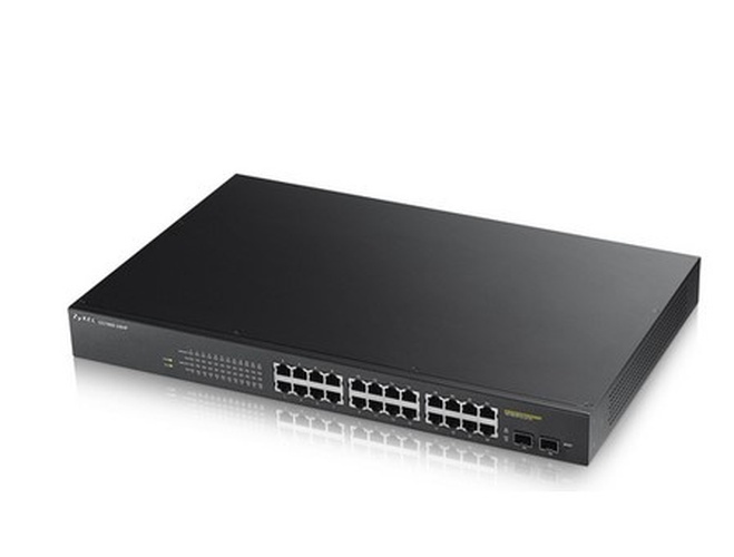 Zyxel Zyxel GS1900-24HP Smart Managed 24-Poorts Gigabit PoE+ Switch - 170W