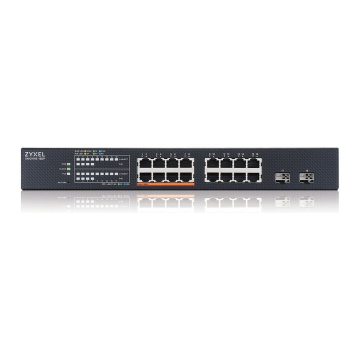 Zyxel Zyxel XMG1915-18EP 16-Poorts 2.5G PoE+ Managed Switch met 2x 10G SFP+