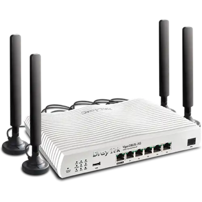 Draytek DrayTek Vigor 2865L-5G Router - VDSL2, 5G Modem, Dual SIM, VPN & Firewall