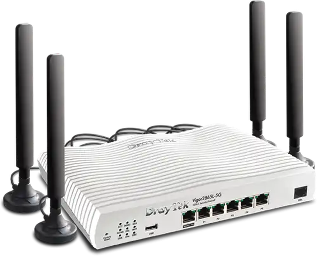 Draytek DrayTek Vigor 2865L-5G Router - VDSL2, 5G Modem, Dual SIM, VPN & Firewall