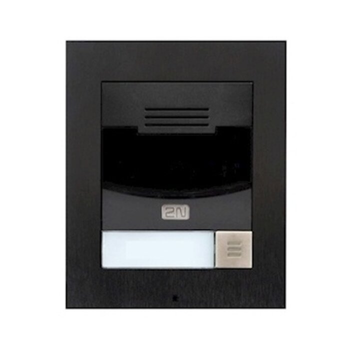 2N 2N IP Solo Audio Intercom Opbouw - 1 Sneltoets - Zwart (9155301bs)