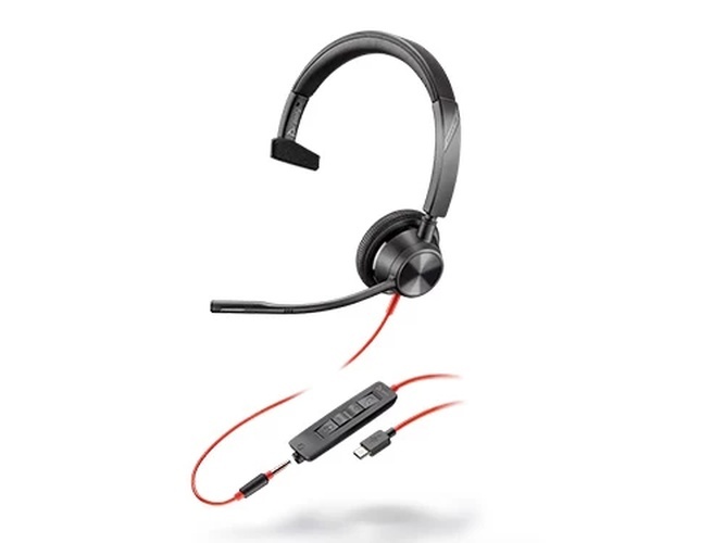 Poly Poly Blackwire C3315-M Enkeloors Headset - USB-C & 3.5mm - Microsoft Teams