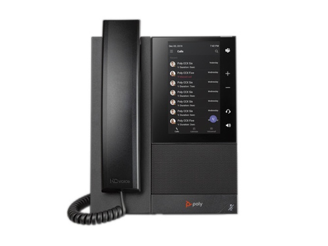 Poly Poly CCX 400 Microsoft Teams Bureautelefoon met 5 inch Touchscreen