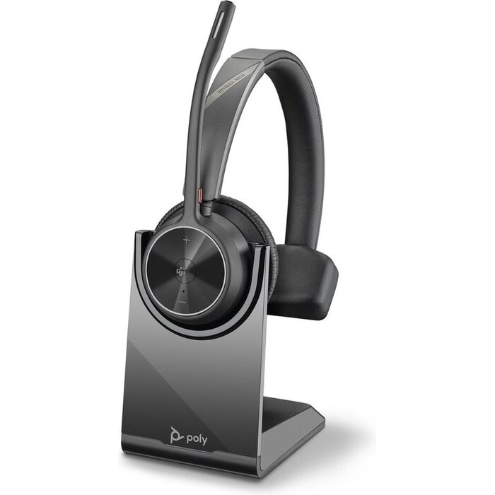 HP Poly Voyager 4310 MS Draadloze Mono Headset met BT700 en Oplaadstation