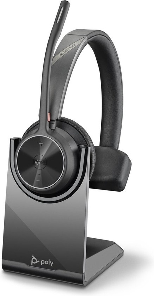 HP Poly Voyager 4310 MS Draadloze Mono Headset met BT700 en Oplaadstation