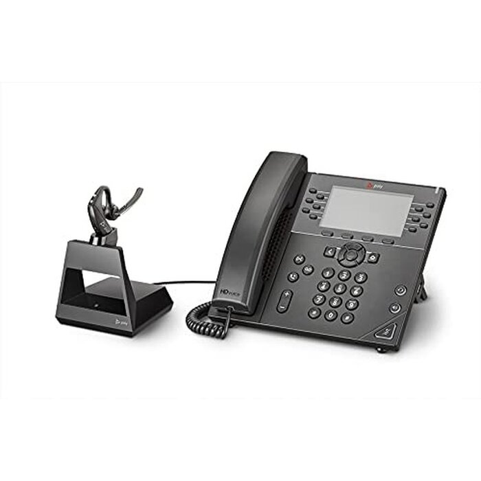 Poly Poly Voyager 5200 Office Draadloze Bluetooth Headset voor Bureautelefoon