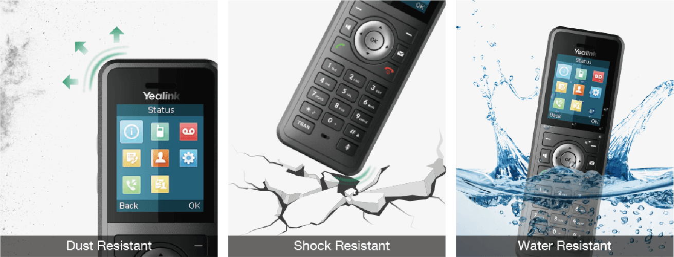 Yealink Yealink W79P Robuuste IP DECT Telefoonset