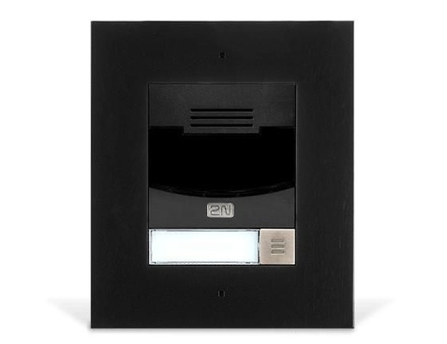 2N 2N IP Solo Inbouw Intercom met HD Camera - Zwart (9155301CBF)