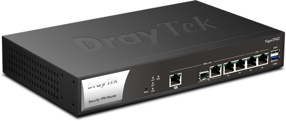 Draytek Draytek Vigor 2962 Dual WAN Security Router met 2.5G Poort