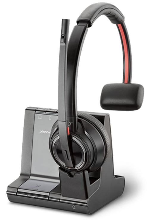 Poly Plantronics Savi W8210 MS Headset voor Telefoon, PC & Mobiel (209212-02)