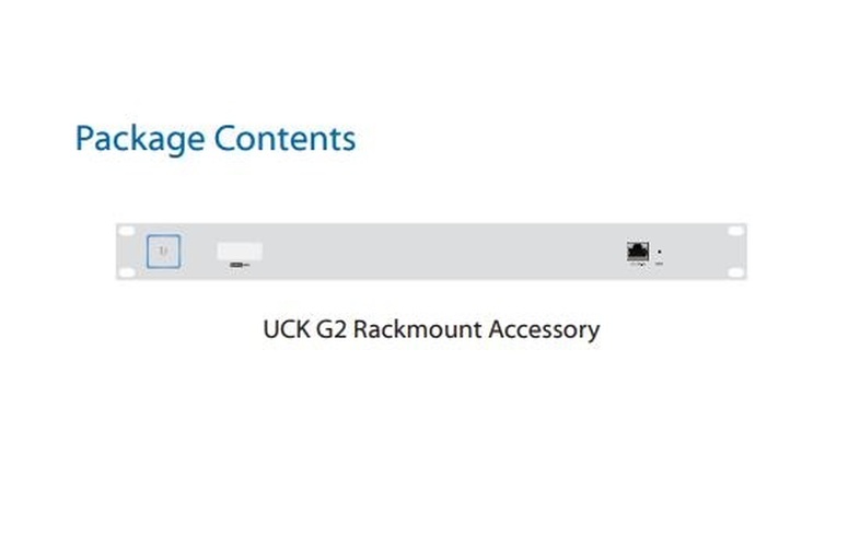Ubiquiti Ubiquiti CKG2-RM Cloud Key G2 19 inch Rack Mount