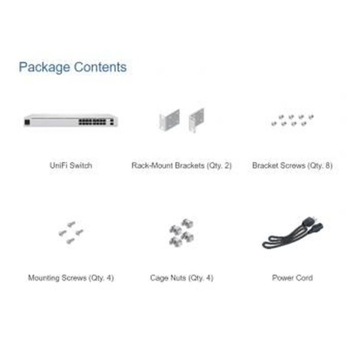 Ubiquiti Ubiquiti UniFi Switch 24-POE Gen2 (95W PoE budget) (USW-24-POE)