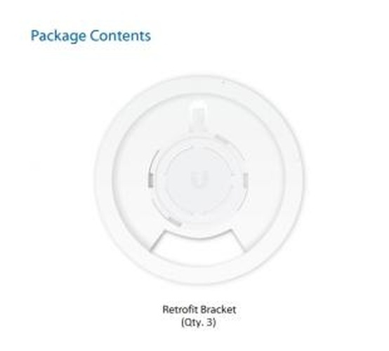Ubiquiti Ubiquiti UniFi nanoHD Retrofit Adapter (3-pack) Montagebeugel