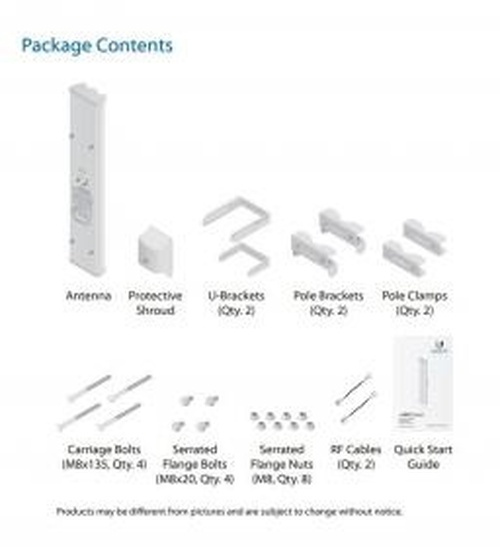Ubiquiti Ubiquiti AirMax 5GHz 19dBi 120° Sector Antenne (AM-5G19-120), foto 3 van 4