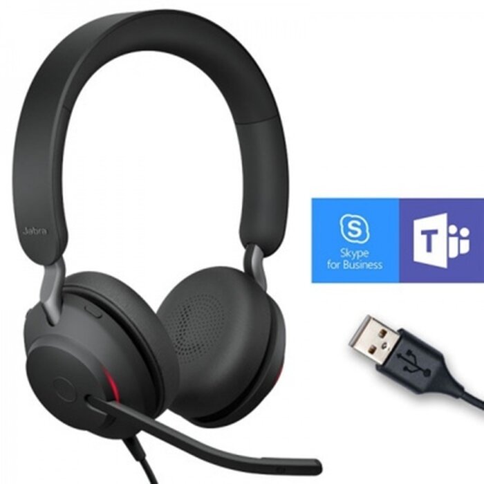 Jabra Jabra Evolve2 40 SE MS Stereo Headset - USB-A - Microsoft Teams