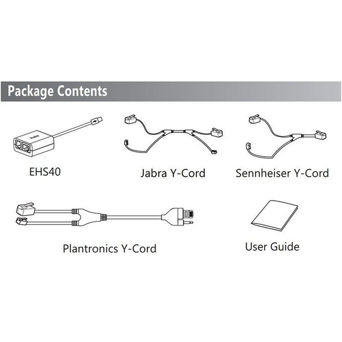 Yealink Yealink EHS40 Elektronische Hoornlifter voor Draadloze Headsets