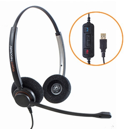 Agent Agent AP-2U Stereo USB Headset (AG22-0296), foto 2 van 3