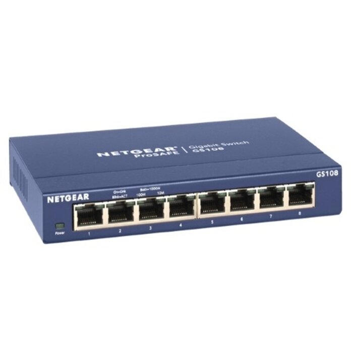 Netgear Netgear GS108 8-Poorts Gigabit Switch (GS108GE)