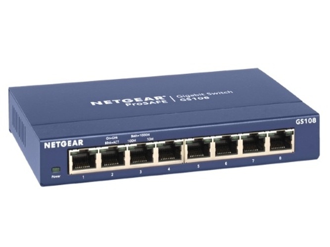 Netgear Netgear GS108 8-Poorts Gigabit Switch (GS108GE)