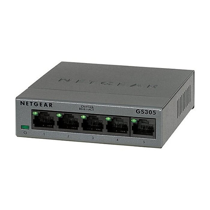 Netgear Netgear GS305 5-Poorts Gigabit Switch (GS305-300PES)