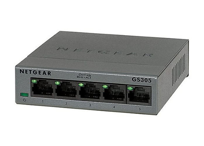 Netgear Netgear GS305 5-Poorts Gigabit Switch (GS305-300PES), foto 2 van 2