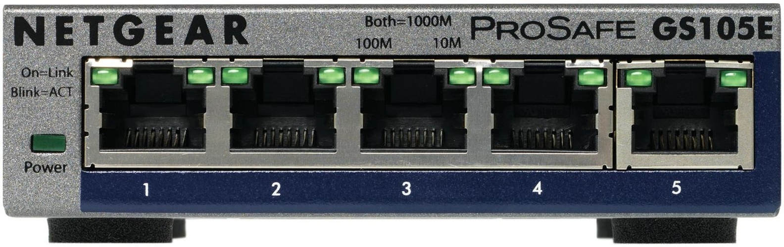 Netgear Netgear ProSafe Plus GS105E 5-Poorts Gigabit Switch