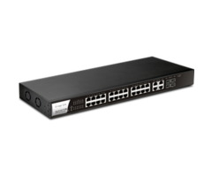 Draytek Draytek VigorSwitch P1282 - 24-Poorts Gigabit PoE+ Switch (400W)