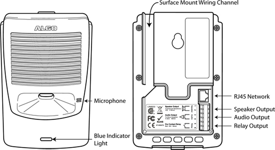 Algo Algo 8180 SIP Audio Alerter PoE Externe Bel (106 dBA)