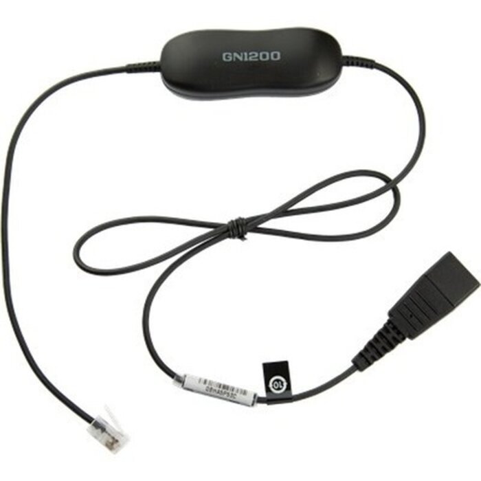 Jabra Jabra GN 1200 Smartcord Rechte Aansluitkabel QD naar RJ10 (88001-99)