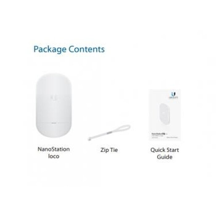 Ubiquiti Ubiquiti NanoStation 5AC Loco (Zonder PoE Adapter) (LOCO5AC)