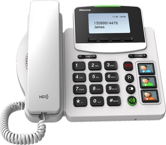 Akuvox Akuvox R15P VoIP Seniorentelefoon met SOS-knop