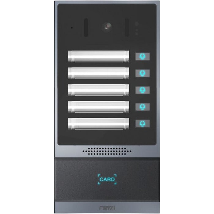 Fanvil Fanvil i63 SIP Video Deurtelefoon met 5 Knoppen en RFID/NFC