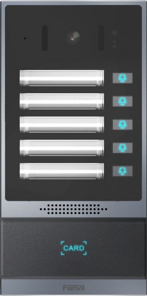 Fanvil Fanvil i63 SIP Video Deurtelefoon met 5 Knoppen en RFID/NFC