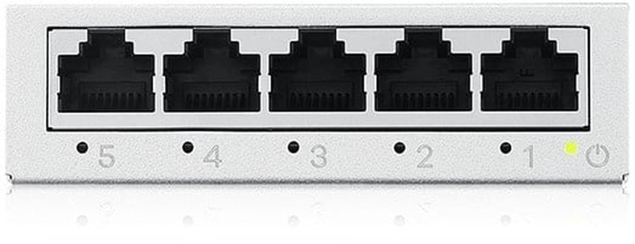 Zyxel Zyxel GS-105B v5 5-Poorts Gigabit Desktop Switch - Metalen Behuizing met QoS
