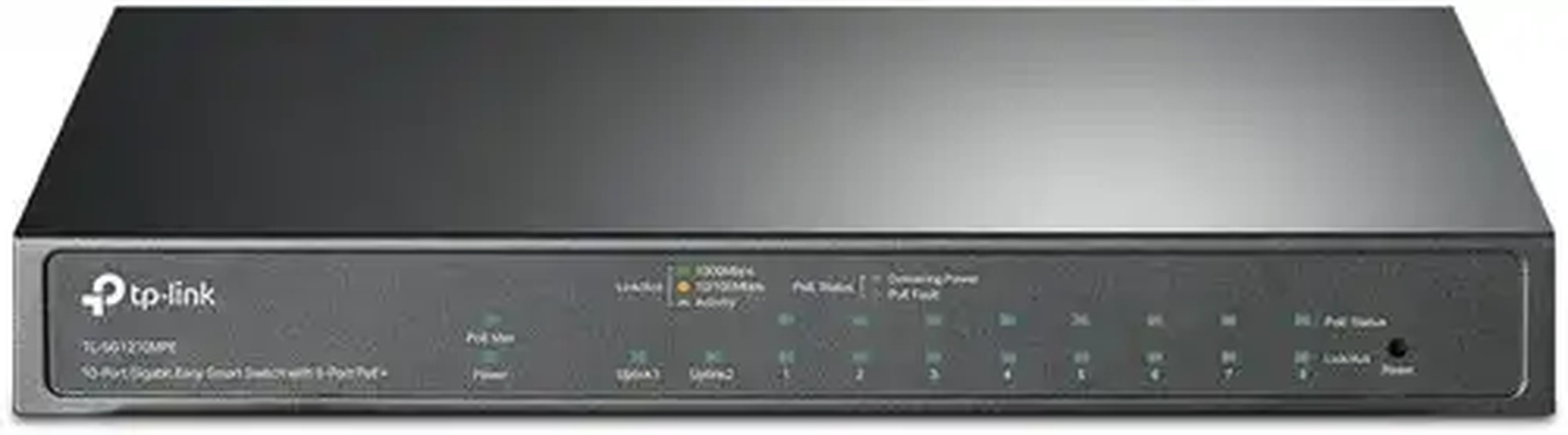 TP-Link TP-Link TL-SG1210MPE 10-Poorts Gigabit Easy Smart Switch - 8x PoE+ (123W) & SFP