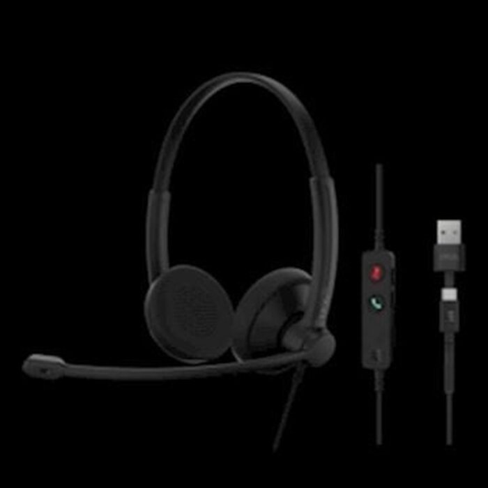 EPOS  EPOS IMPACT 100 UC Stereo Headset - Noise-cancelling - USB-C & USB-A